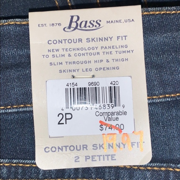 NWT Bass Skinny Jeans - Picture 7 of 7